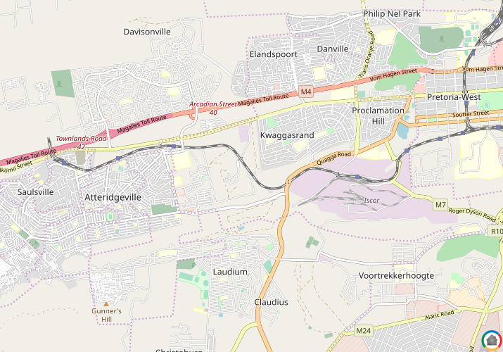 Map location of Predustria
